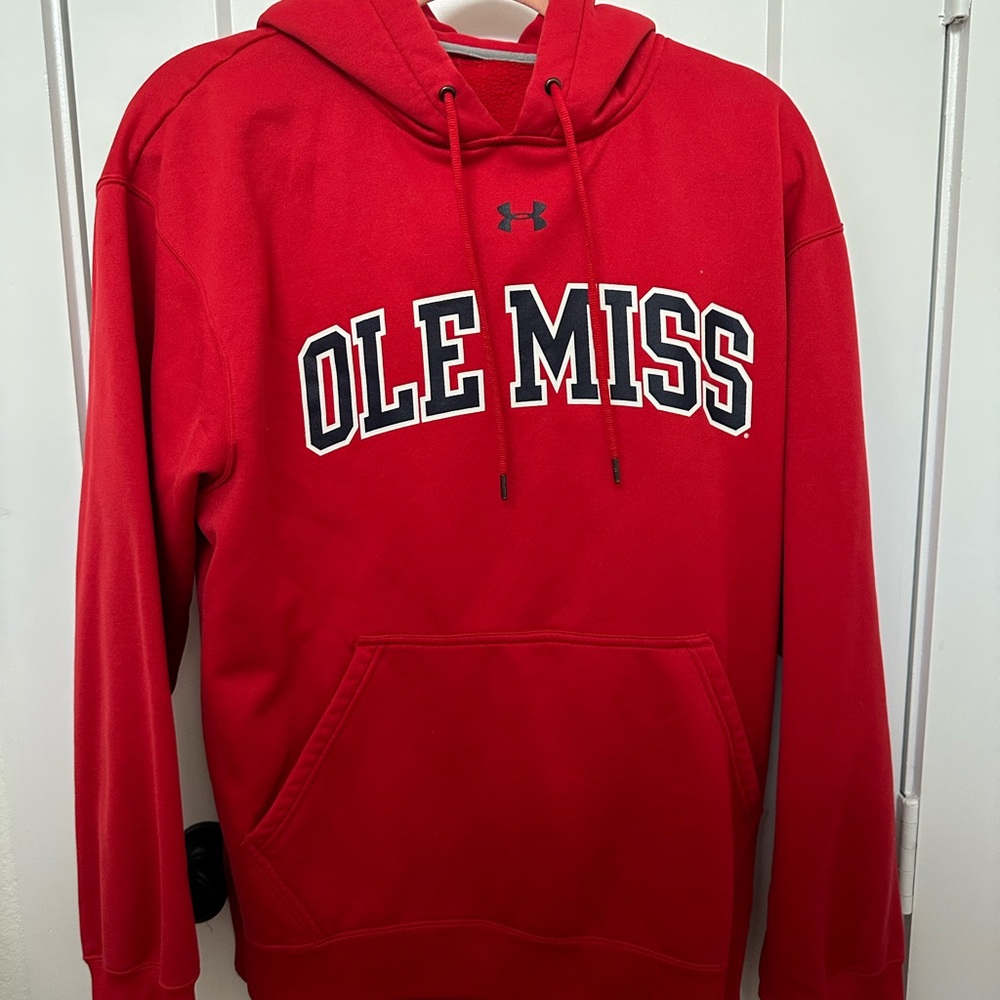 Under Armour Ole Miss Red Hoodie